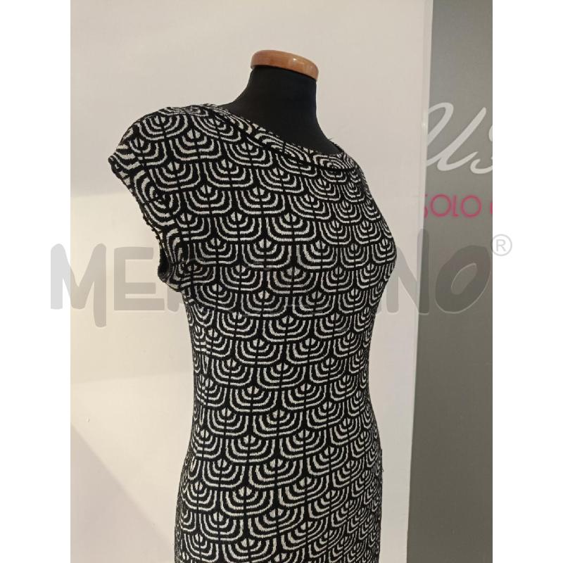 VESTITO DONNA MISSONI FANTASIA NERO BIANCO  | Mercatino dell'Usato Roma gregorio vii 2