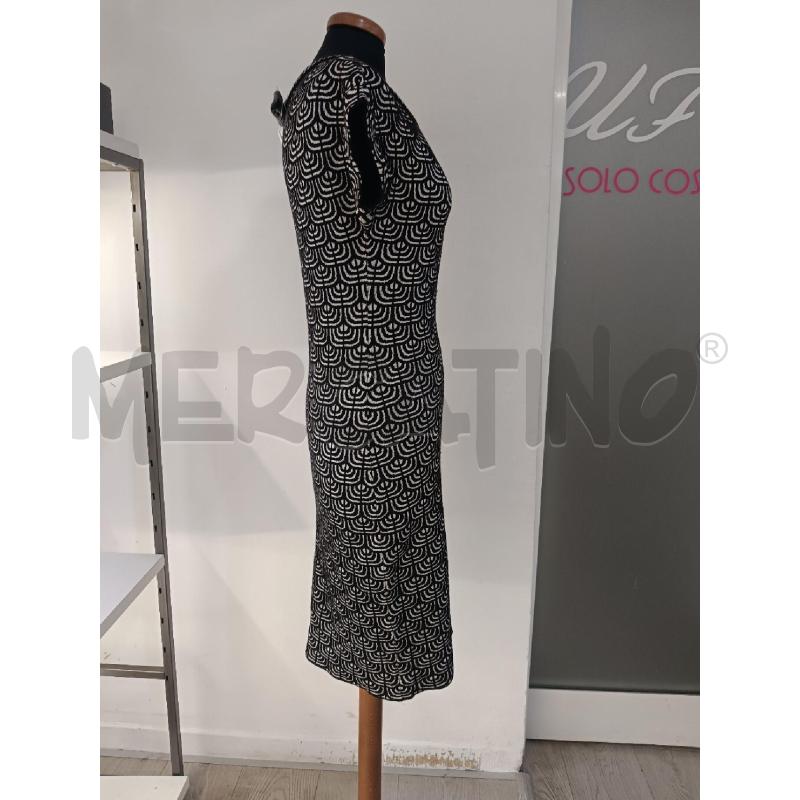 VESTITO DONNA MISSONI FANTASIA NERO BIANCO  | Mercatino dell'Usato Roma gregorio vii 3