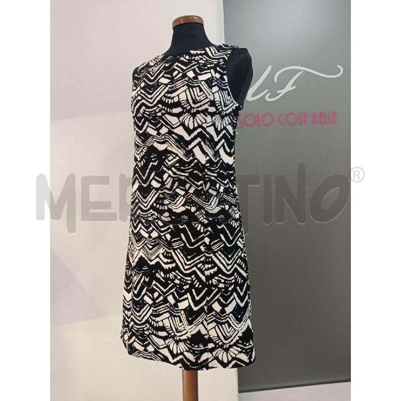 VESTITO DONNA MISSONI NERO FANTASIA BIANCA | Mercatino dell'Usato Roma gregorio vii 2