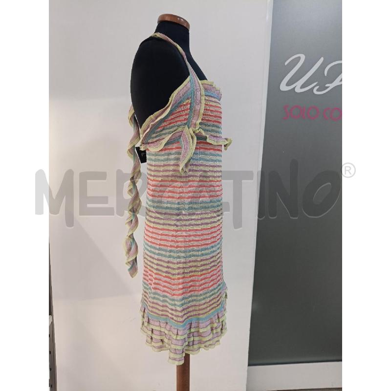 VESTITO DONNA MISSONI TIGHE VERDI ROSSE LILLA | Mercatino dell'Usato Roma gregorio vii 2