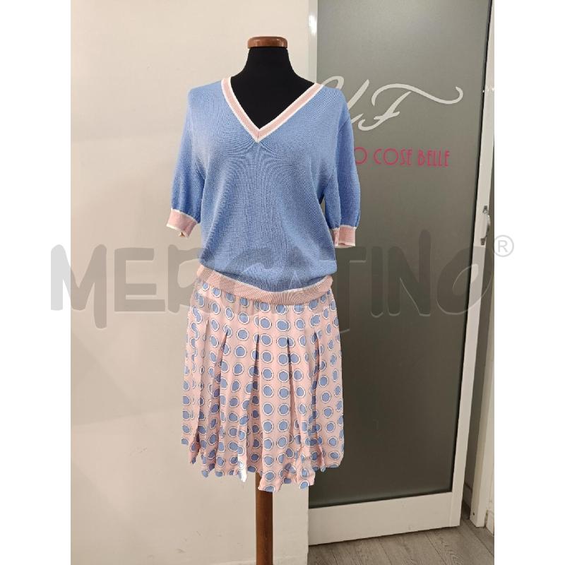 VESTITO DONNA MOSCHINO ROSA CELELSTE | Mercatino dell'Usato Roma gregorio vii 1