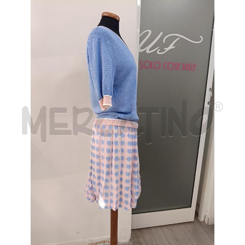 VESTITO DONNA MOSCHINO ROSA CELELSTE | Mercatino dell'Usato Roma gregorio vii 3