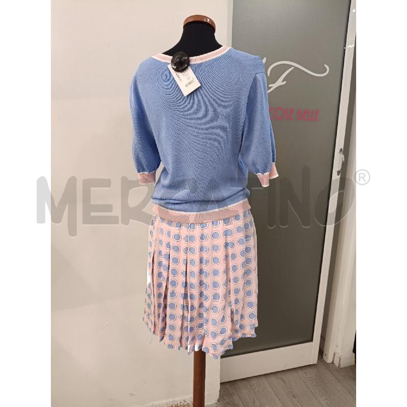 VESTITO DONNA MOSCHINO ROSA CELELSTE | Mercatino dell'Usato Roma gregorio vii 4