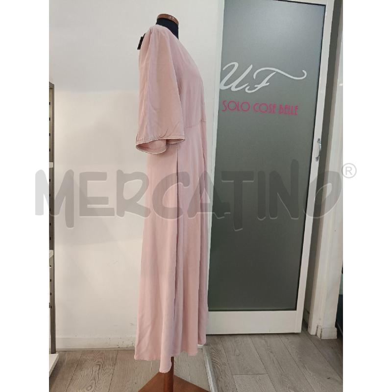 VESTITO DONNA OTTOD'AME ROSA LUNGO PROFILI STRASS | Mercatino dell'Usato Roma gregorio vii 3