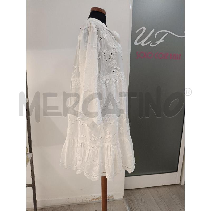VESTITO DONNA PANAJI BIANCO FIORI | Mercatino dell'Usato Roma gregorio vii 3