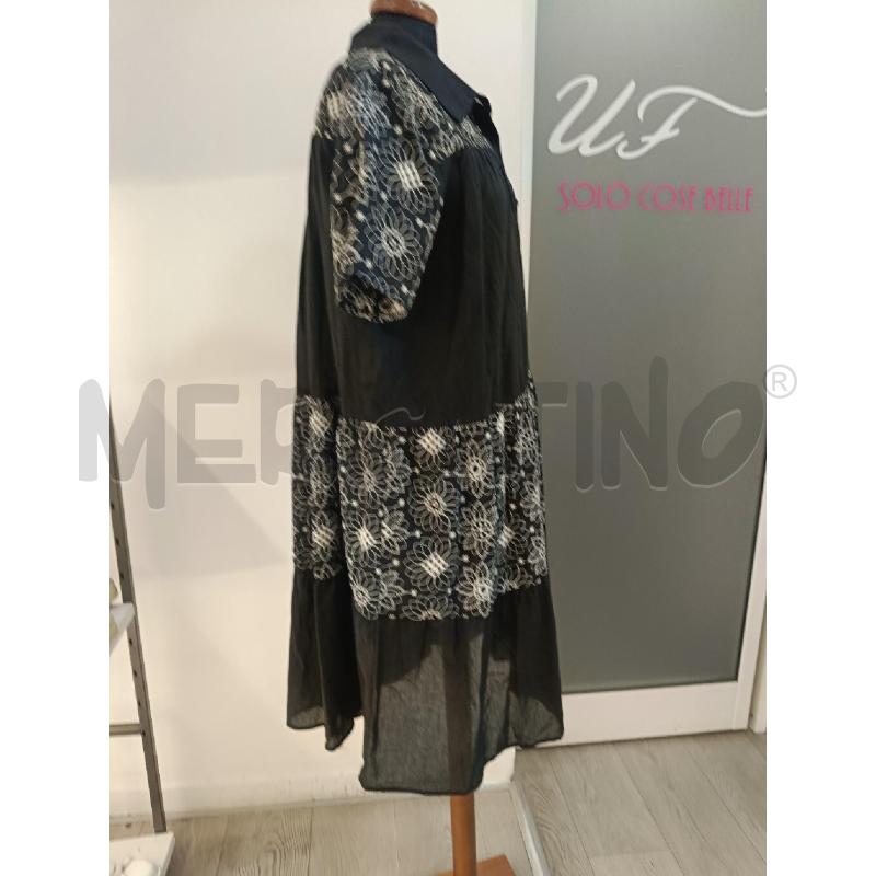 VESTITO DONNA PANAJI NERO FIORI BIANCHI | Mercatino dell'Usato Roma gregorio vii 3