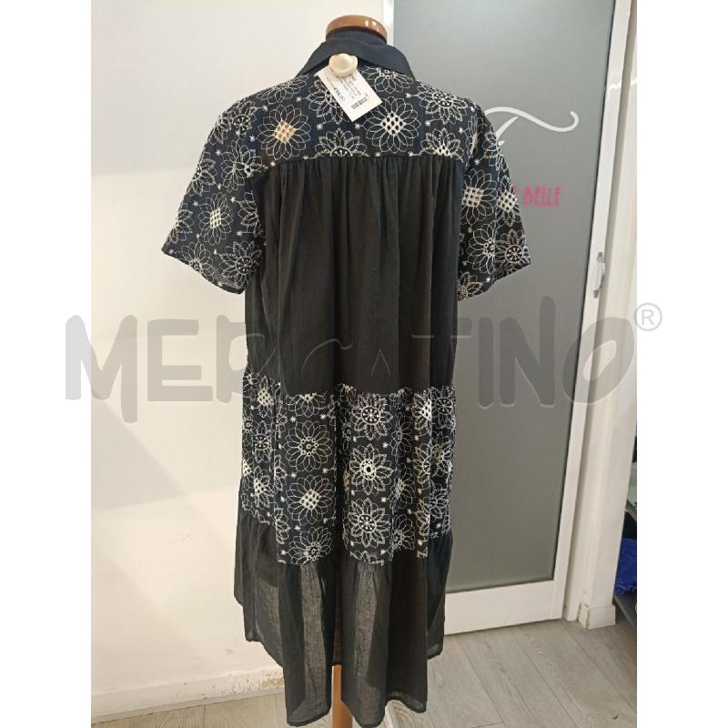 VESTITO DONNA PANAJI NERO FIORI BIANCHI | Mercatino dell'Usato Roma gregorio vii 4