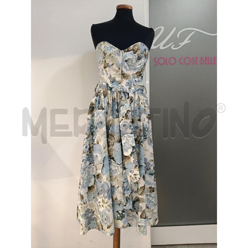 VESTITO DONNA PAROSH PANNA FIORI AZZURRI | Mercatino dell'Usato Roma gregorio vii 1