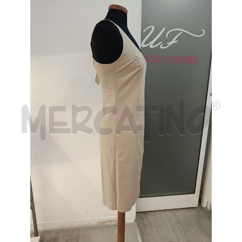 VESTITO DONNA PATRIZAI PEPE BEIGE BRETELLE | Mercatino dell'Usato Roma gregorio vii 3