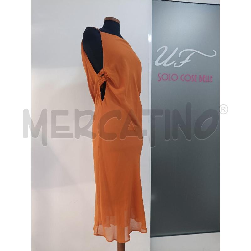 VESTITO DONNA PATRIZIA PEPE ARANCIONE SETA | Mercatino dell'Usato Roma gregorio vii 2