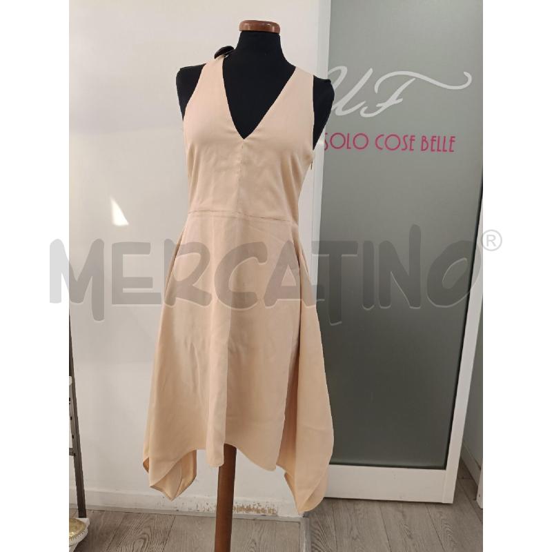 VESTITO DONNA PATRIZIA PEPE BEIGE SCOLLA V | Mercatino dell'Usato Roma gregorio vii 1