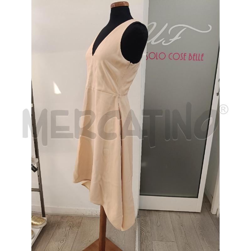 VESTITO DONNA PATRIZIA PEPE BEIGE SCOLLA V | Mercatino dell'Usato Roma gregorio vii 2