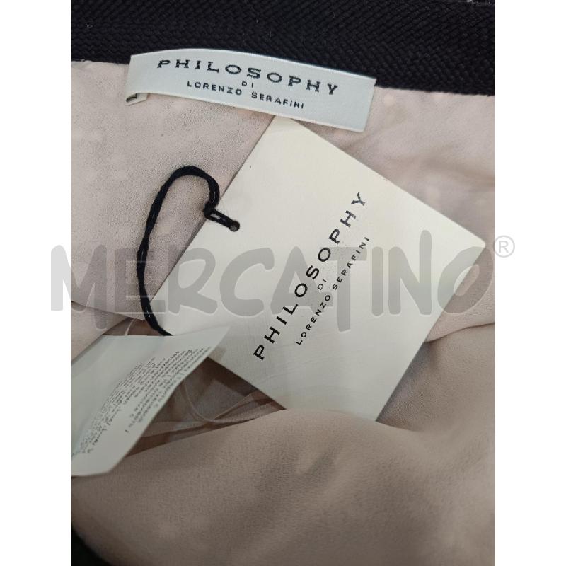 VESTITO DONNA PHILOSOPHY ALBERTA FERRETTI PIZZO BEIGE E NERO | Mercatino dell'Usato Roma gregorio vii 4