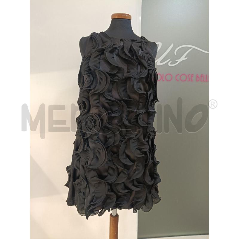 VESTITO DONNA PIGNATELLI NERO ROUGE | Mercatino dell'Usato Roma gregorio vii 1