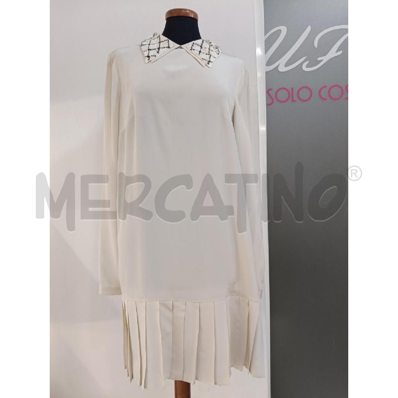 VESTITO DONNA PRADA DA RIV BEIGE COLLETTO PAILLETTES | Mercatino dell'Usato Roma gregorio vii 1