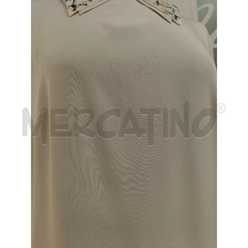 VESTITO DONNA PRADA DA RIV BEIGE COLLETTO PAILLETTES | Mercatino dell'Usato Roma gregorio vii 2
