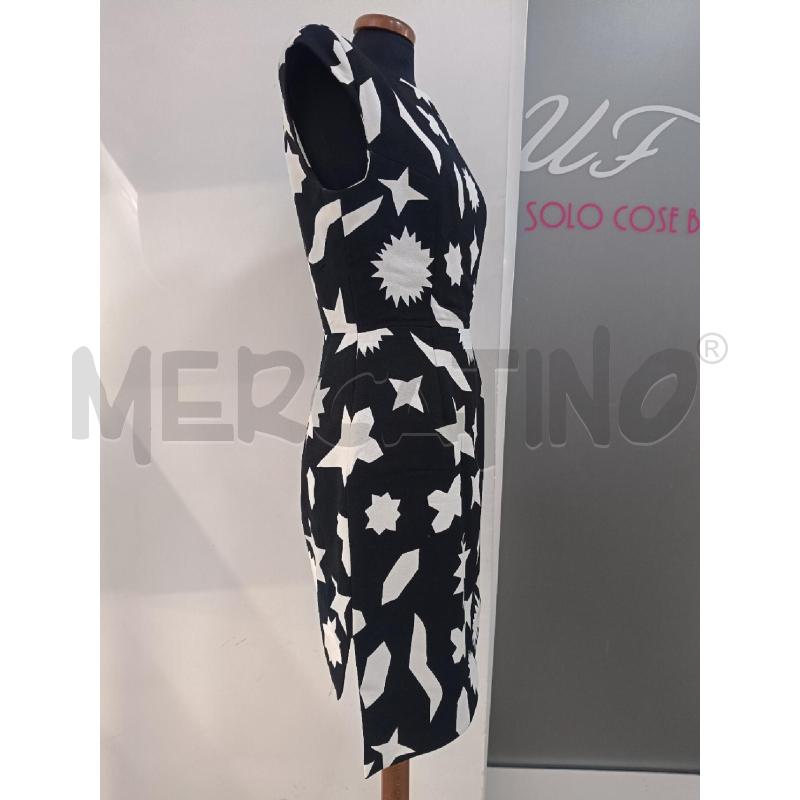 VESTITO DONNA SAINT LAURENT NERO FORME GEOMETRICHE | Mercatino dell'Usato Roma gregorio vii 2