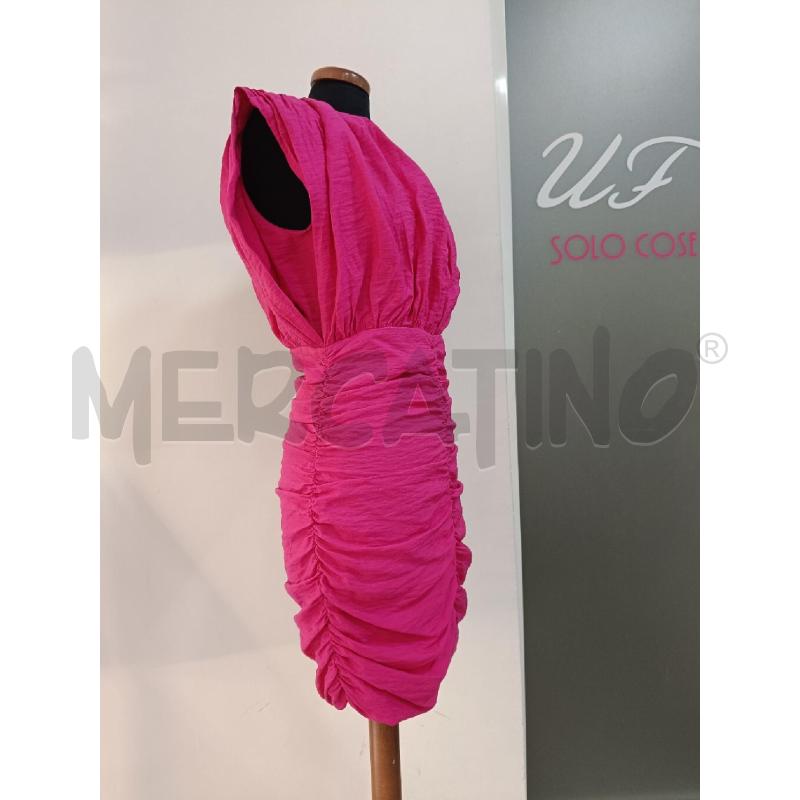 VESTITO DONNA SANDRO PARSI FUCSIA ARRICCIATO | Mercatino dell'Usato Roma gregorio vii 2