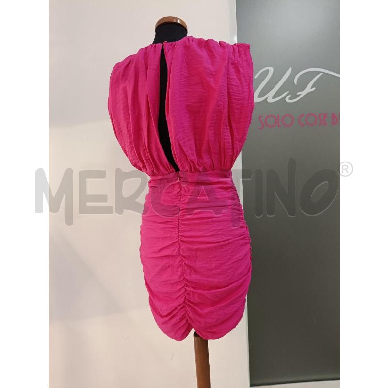 VESTITO DONNA SANDRO PARSI FUCSIA ARRICCIATO | Mercatino dell'Usato Roma gregorio vii 3