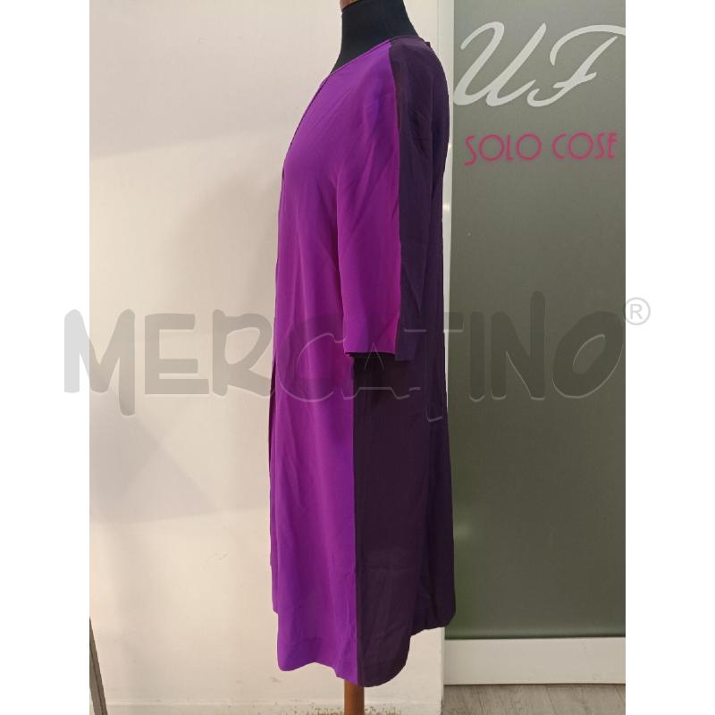 VESTITO DONNA STELLA MCCARTNEY VIOLA SETA | Mercatino dell'Usato Roma gregorio vii 2