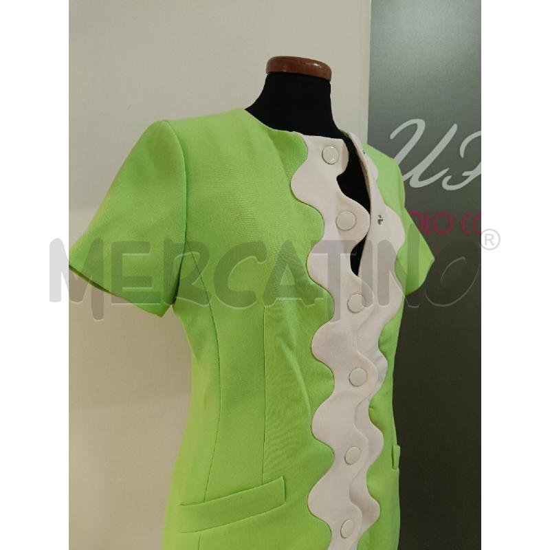 VESTITO DONNA TARA JARMON VERDE BEIGE | Mercatino dell'Usato Roma gregorio vii 2