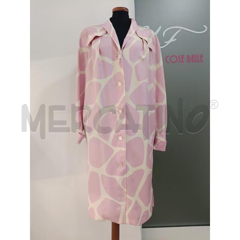 VESTITO DONNA VALENTINO ROSA BEIGE FANT SETA | Mercatino dell'Usato Roma gregorio vii 1