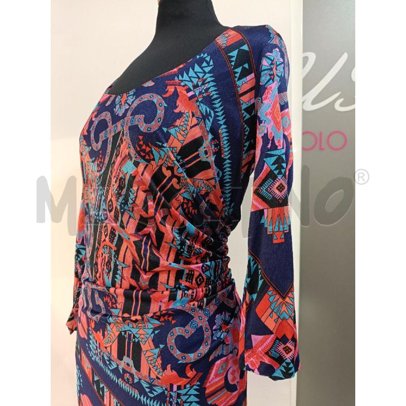 VESTITO DONNA VERSCAE COLLECTION BLU ROSSO | Mercatino dell'Usato Roma gregorio vii 2