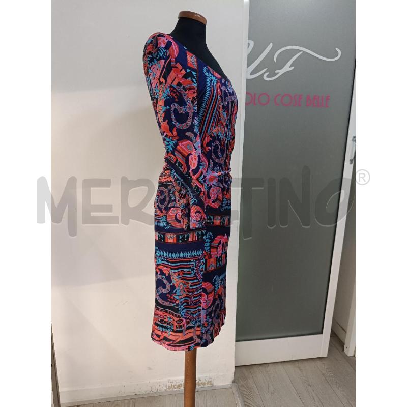 VESTITO DONNA VERSCAE COLLECTION BLU ROSSO | Mercatino dell'Usato Roma gregorio vii 3