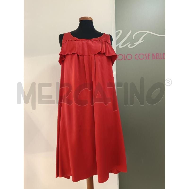 VESTITO DONNA  MIU MIU ROSSO IN SETA | Mercatino dell'Usato Roma gregorio vii 1