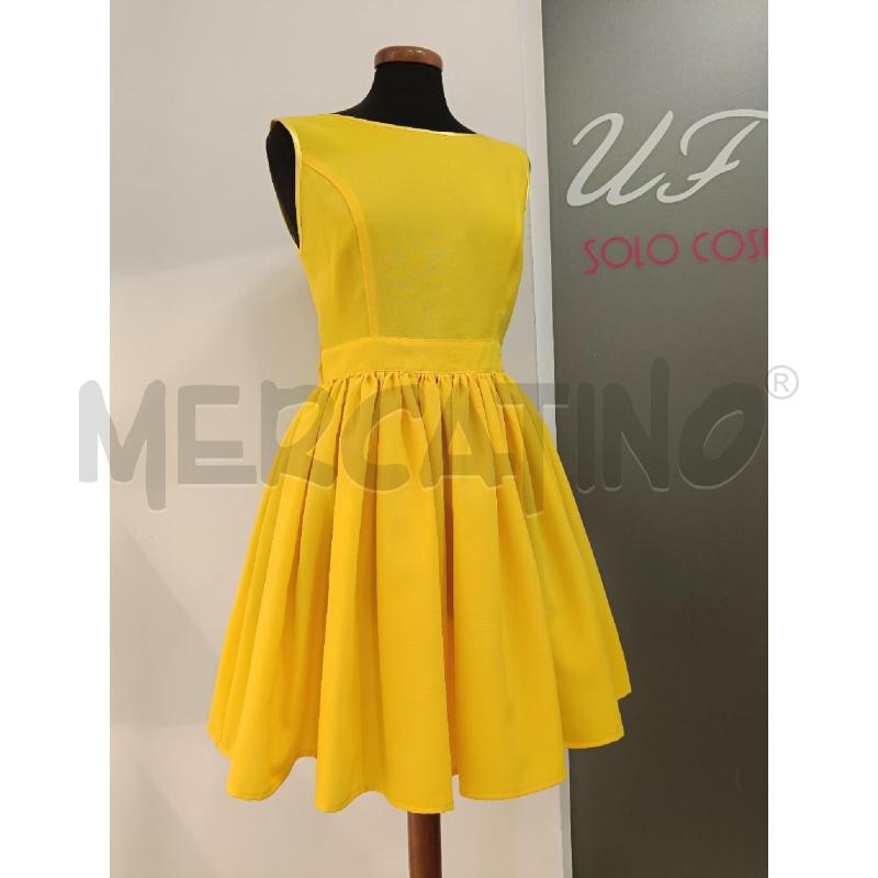 VESTITO GEMELLE FELEPPA GIALLO FIOCCO DIETRO  | Mercatino dell'Usato Roma gregorio vii 2