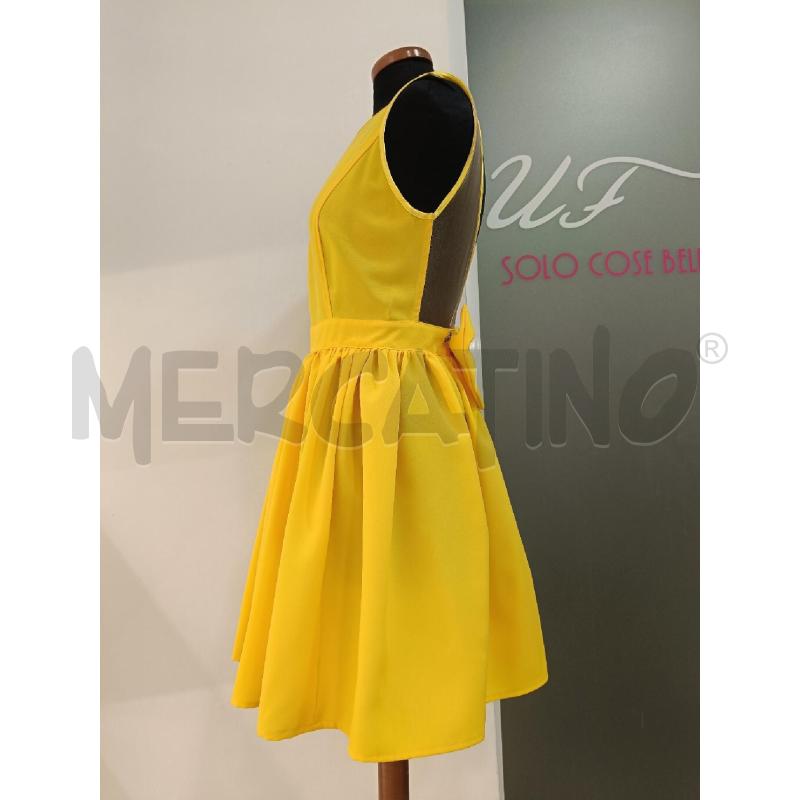 VESTITO GEMELLE FELEPPA GIALLO FIOCCO DIETRO  | Mercatino dell'Usato Roma gregorio vii 3