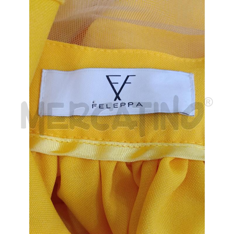 VESTITO GEMELLE FELEPPA GIALLO FIOCCO DIETRO  | Mercatino dell'Usato Roma gregorio vii 5