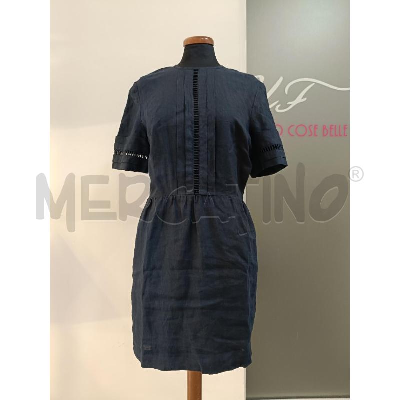 VESTITO LUISA SPAGNOLI IN LINO NAVY BLUE | Mercatino dell'Usato Roma gregorio vii 1