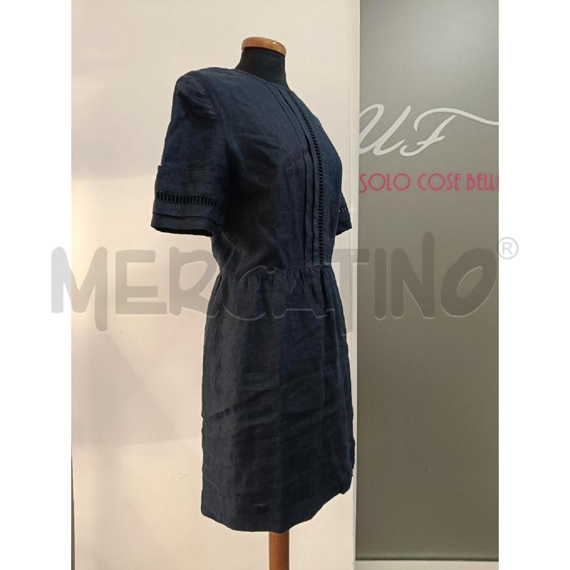 VESTITO LUISA SPAGNOLI IN LINO NAVY BLUE | Mercatino dell'Usato Roma gregorio vii 2