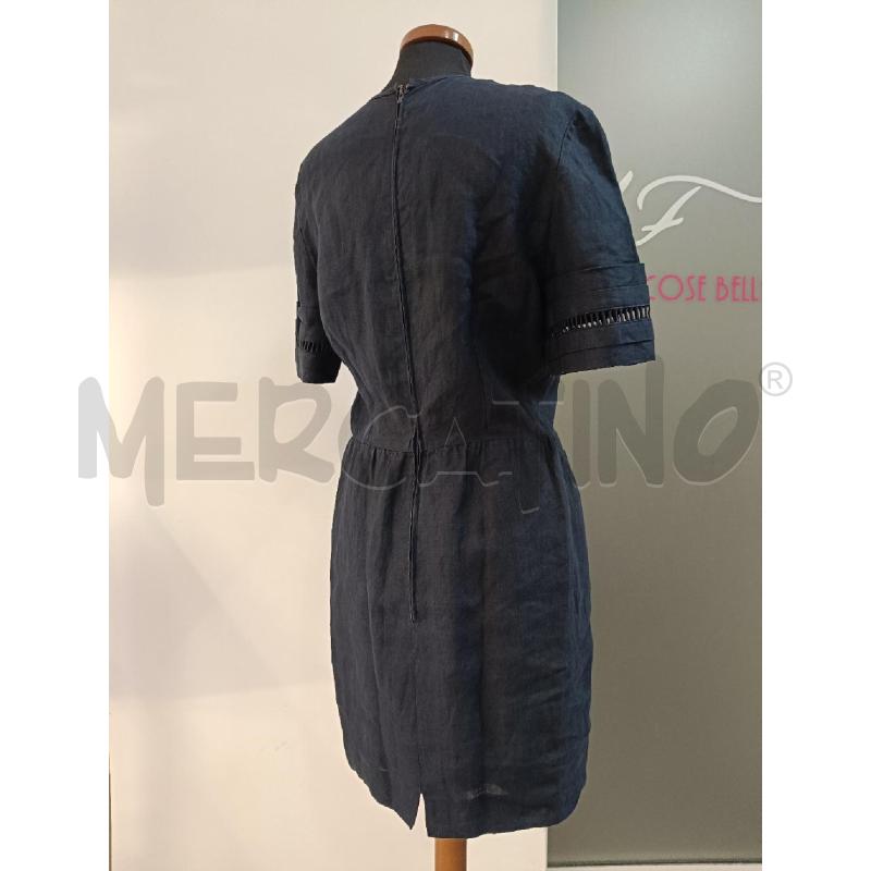 VESTITO LUISA SPAGNOLI IN LINO NAVY BLUE | Mercatino dell'Usato Roma gregorio vii 3