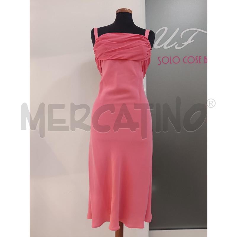 VESTITO MARELLA ROSA CORALLO DRAPPO PETTO  | Mercatino dell'Usato Roma gregorio vii 1
