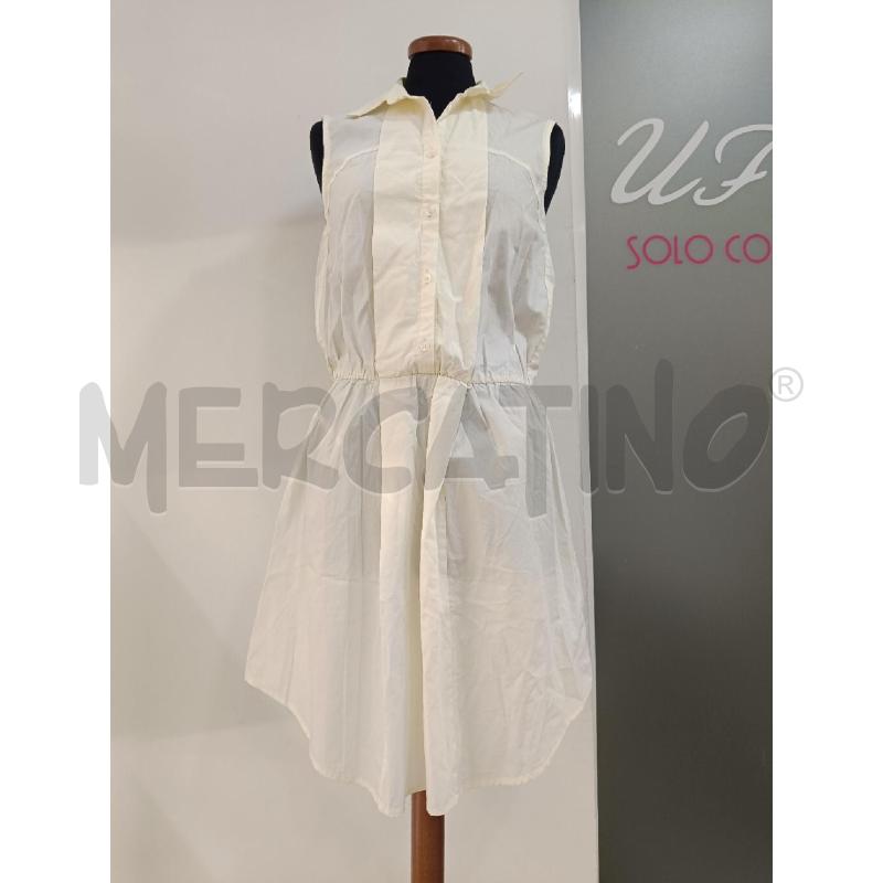 VESTITO MAX AND CO BIANCO CALDO BOTTONI  | Mercatino dell'Usato Roma gregorio vii 1
