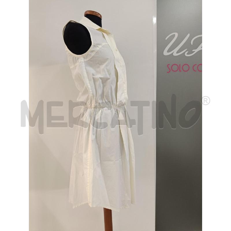 VESTITO MAX AND CO BIANCO CALDO BOTTONI  | Mercatino dell'Usato Roma gregorio vii 2