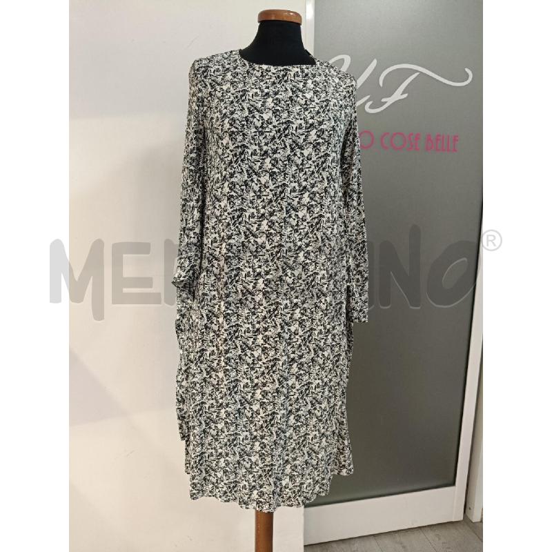 VESTITO MAX AND CO FONDO BIANCO TRAMA FLORA NERO | Mercatino dell'Usato Roma gregorio vii 1
