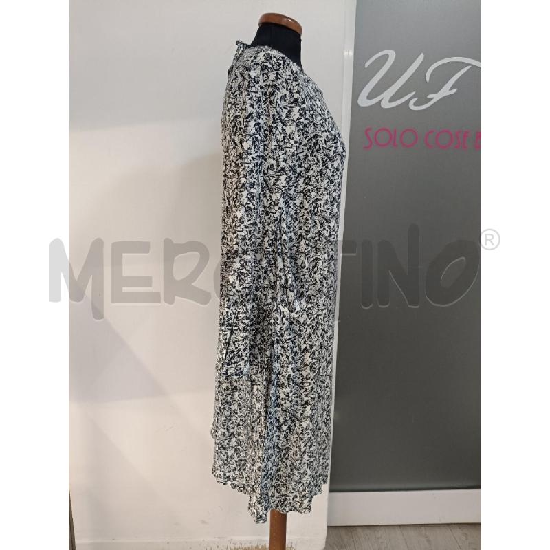 VESTITO MAX AND CO FONDO BIANCO TRAMA FLORA NERO | Mercatino dell'Usato Roma gregorio vii 2