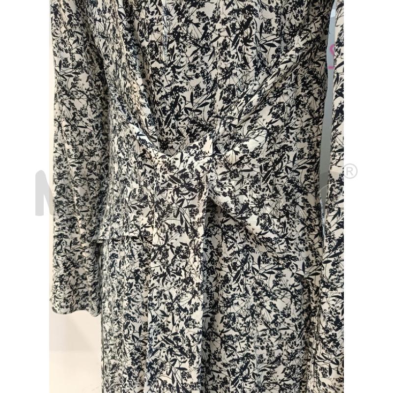 VESTITO MAX AND CO FONDO BIANCO TRAMA FLORA NERO | Mercatino dell'Usato Roma gregorio vii 4