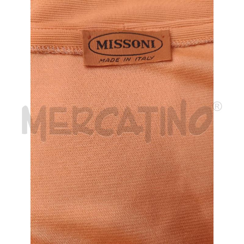 VESTITO MISSONI ARANCIO IN TESSUTO RIGATO ORIZZONTALE | Mercatino dell'Usato Roma gregorio vii 4