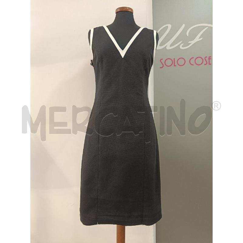 VESTITO OLIVER VALENTINO NERO PROFILI BIANCHI  | Mercatino dell'Usato Roma gregorio vii 1