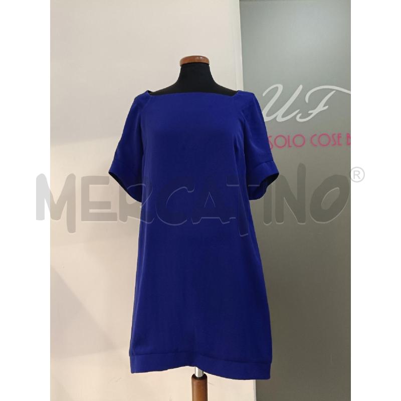 VESTITO PATRIZIA PEPE BLU ELETTRICO PUNTO SMOCK DIETRO | Mercatino dell'Usato Roma gregorio vii 1
