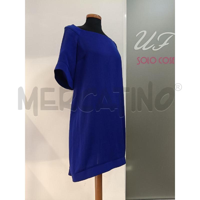 VESTITO PATRIZIA PEPE BLU ELETTRICO PUNTO SMOCK DIETRO | Mercatino dell'Usato Roma gregorio vii 2
