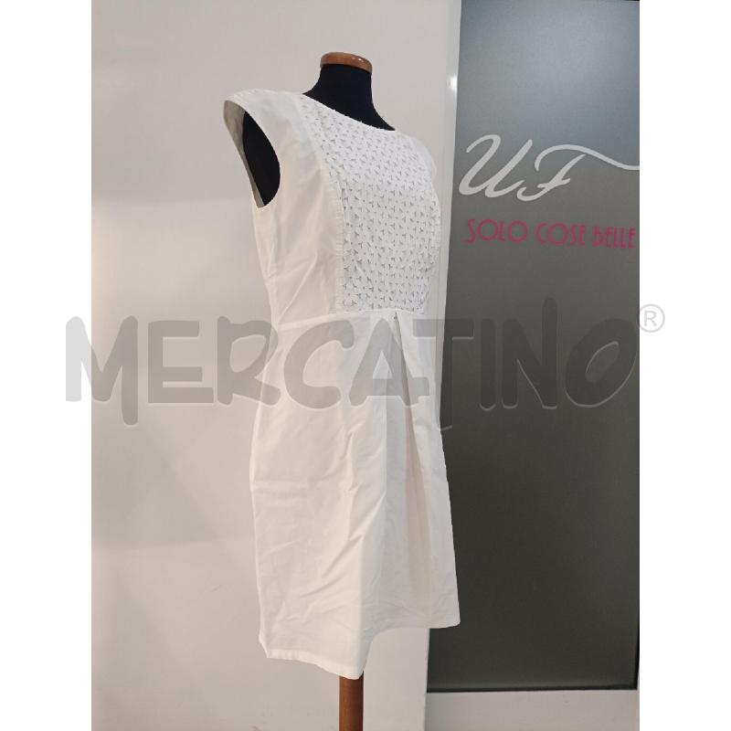 VESTITO PME PESERICO BIANCO COTONE TRAMA FLOREALE TOP | Mercatino dell'Usato Roma gregorio vii 2