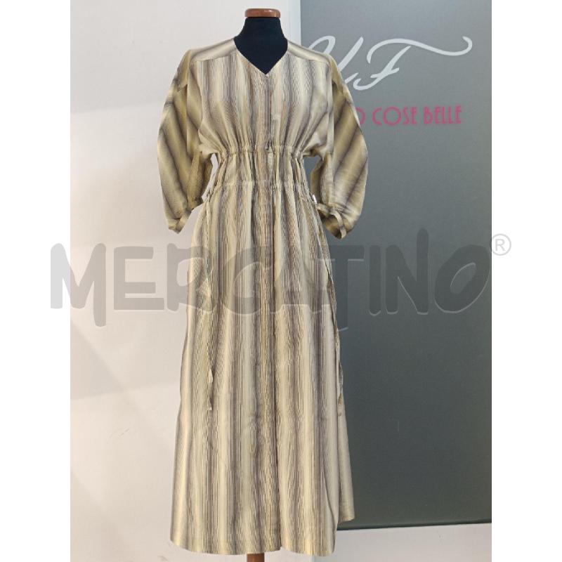 VESTITO TELA FANTASIA GESSATA VANIGLIA /GRIGIA | Mercatino dell'Usato Roma gregorio vii 1