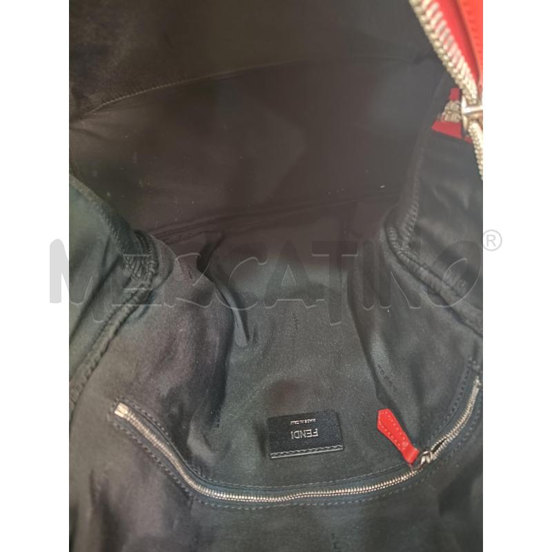 ZAINO FENDI MONSTER NERO ROSSO COD.7VZ012-SLD 178-8762 | Mercatino dell'Usato Roma gregorio vii 3