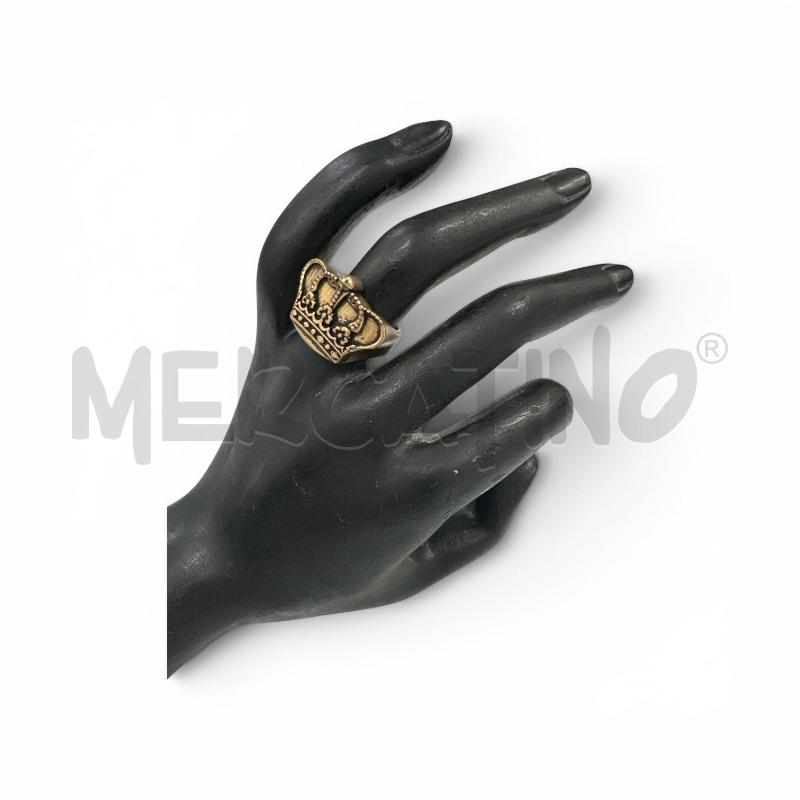ANELLO DONNA FERRANTE CORONA DORAT | Mercatino dell'Usato Roma appia 1