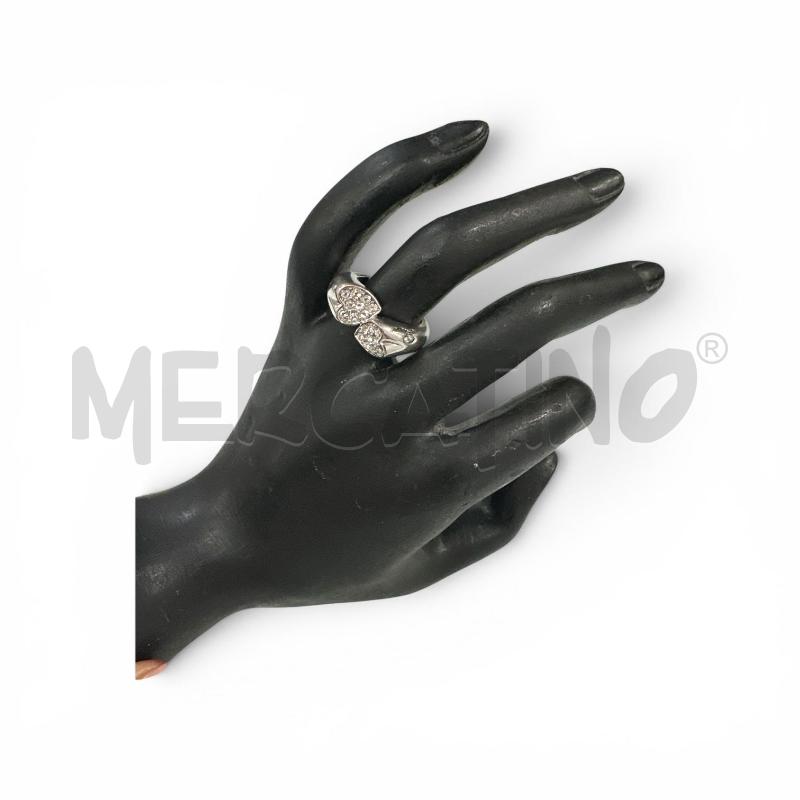 ANELLO DONNA GUESS DOPPIO CUORE STRASS | Mercatino dell'Usato Roma appia 1